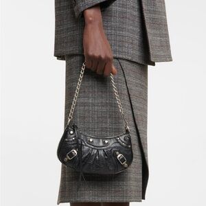 Balenciaga Le Cagole mini studded  shoulder bag
